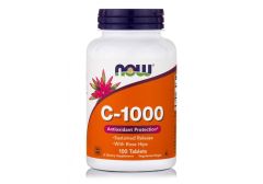 Now Vitamin C-1000 Sustained release 1000mg (100tbs) - Βιταμίνη C σταδιακής αποδέσμευσης