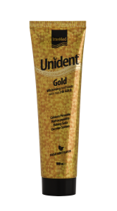 Intermed Unident Gold Toothpaste 100ml - Λευκαντική οδοντόπαστα με ψήγματα χρυσού