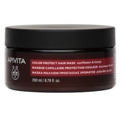 Apivita Color protect hair mask 200ml - Μάσκα Προστασίας Χρώματος για Βαμμένα Μαλλιά