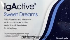 Novapharm IgActive Sweet Dreams 30.soft.caps - Makes sleeping easier to achieve