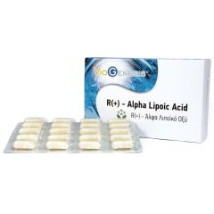 Viogenesis R(+) - Alpha Lipoic acid 60.caps - Προσφέρει ισχυρή αντιοξειδωτική κυτταρική προστασία
