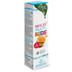 Power Health Multi+Multi kids strawberry 20.eff.tbs - σε αναβράζοντα δισκία παρέχει όλες τις απαραίτητες βιταμίνες 