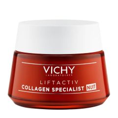 Vichy Liftactiv Collagen Specialist Night face cream 50ml - Αντιρυτιδική κρέμα νύχτας