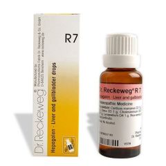 Dr.Reckeweg R7 Homeopathy Oral Drops 50ml - Αποτοξίνωση ήπατος & χοληδόχου, δυσκοιλιότητα, μετεωρισμός