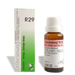 Dr.Reckeweg R29 Homeopathy Oral Drops 50ml - Ίλιγγος κάθε προέλευσης, ναυτία, τοξίκωση θυρεοειδούς