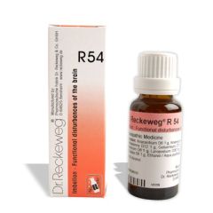 Dr.Reckeweg R54 Homeopathy Oral Drops 50ml - Διαταραχές εγκεφαλικής λειτουργίας, εξάντληση, νευρασθένεια, ασθενής μνήμη