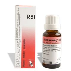 Dr.Reckeweg R81 Homeopathy Oral Drops 50ml - Αναλγητικό, πονοκέφαλοι, νευραλγίες, ημικρανίες