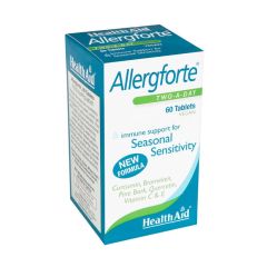 Health Aid Allergforte for allergy relief 60tabs - Immune support for those who experience seasonal sensitivity