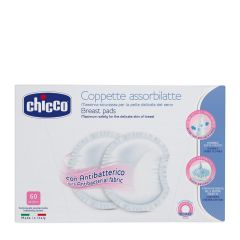 Chicco Natural Feeling Extra Comfort Breast Pads 60pads - Επιθέματα θηλασμού