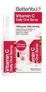 BetterYou Vitamin C Daily Oral Spray 25ml - συστατικά ιδανικά για την καθημερινή υποστήριξη του ανοσοποιητικού σας συστήματος