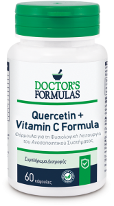Doctor's Formulas Quercetin & Vitamin C Formula 60.caps - Φόρμουλα για την Φυσιολογική Λειτουργία του Ανοσοποιητικού Συστήματος