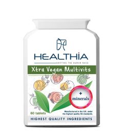 Healthia Xtra Vegan Multivits 60.tbs - Πολυβιταμίνη με τις απαραίτητες βιταμίνες/μέταλλα/ιχνοστοιχεία για χορτοφάγους/βίγκαν