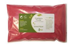 Ethereal Nature Cranberry powder for cosmetic use 100gr - Κρανμπερι σκόνη για καλλυντικά