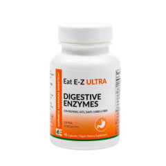 Dynamic Enzymes Eat E-Z Ultra Extra-Strength Digestive Support 45.caps - Ισχυρά πεπτικά ένζυμα