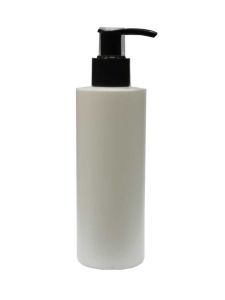 Plastic White bottle with dispenser 200ml 1.piece - Μπουκάλι με αντλία (λευκό)