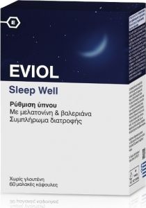 GAP Eviol Sleep Well 60caps - μοναδική σύνθεση βαλεριάνας, μαζί με μελατονίνη