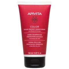 Apivita Color Protect hair conditioner 150ml - Μαλακτική Κρέμα Προστασίας Χρώματος