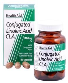 Health Aid CLA Conjugated Linoleic Acid 30caps - Συζευγμένο Λινολεϊκό οξύ (Λιποδιαλύτης)