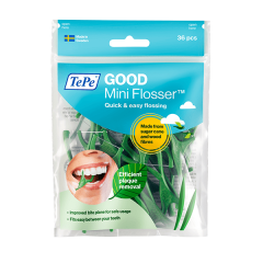Tepe Good Mini Flosser for easy flossing 36pcs - excellent cleaning aid for tight spaces between the teeth