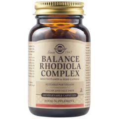 Solgar Balance Rhodiola Complex 60.veg.caps - Εξυμνείται για τις προσαρμογόνες ιδιότητες