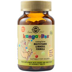 Solgar Kangavites Tropical Punch Complete Multivitamin and Mineral Formula Chewable Tablets 60.chw.tbs - Designed to support a child’s immunity and growing bones and teeth