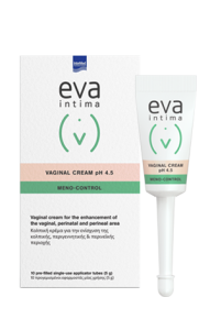 Intermed Eva Intima Vaginal cream 10prefilled tubes (10x5gr) - Κολπική κρέμα με ισοφλαβόνες , κολλαγόνο, υαλουρονικό οξύ