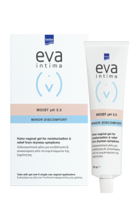 Intermed Eva Moist gel 9apps - Υγραντική και λιπαντική αιδοίο-κολπική γέλη (9 κολπικοί εφαρμοστές μίας χρήσης)