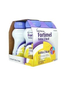 Nutricia Fortimel Extra 2 Kcal Vanilla 4x200ml - τρόφιμο για ειδικούς ιατρικούς σκοπούς διατροφικά πλήρες