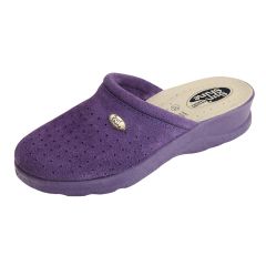 Sunshine Professional leather slippers Purple (1129) 1.pair - Γυναικείο ανατομικό δερμάτινο σαμπώ (Μωβ)