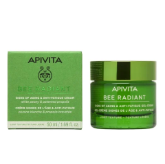 Apivita Bee Radiant Age defense Light texture cream/gel 50ml - Κρέμα-Gel για Σημάδια Γήρανσης & Ξεκούραστη Όψη