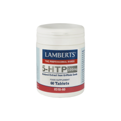 Lamberts 5-HTP 100mg 60.tbs - Φυσικό Εκχύλισμα του φυτού Griffonia Seeds