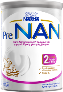 Nestle preNAN (pre NAN) discharge ΗΑ 400gr - Γάλα για πρόωρα και λιποβαρή βρέφη