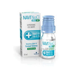 Novax Pharma NaviNacl Hypertonic drops for corneal oedema 10ml - Υπέρτονες οφθαλμικές σταγόνες