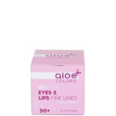 Aloe+ Colors Eyes and Lips Cream for fine lines 30ml - Κρέμα ματιών και χειλιών για λεπτές γραμμές έκφρασης