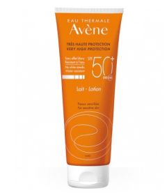 Avene Lait SPF50 + Body Sunscreen Lotion (V.high protection) 250ml - Very high sun protection for sensitive skin