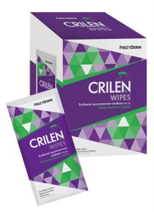 Frezyderm Crilen Wipes with anti-mosquito action 20.wipes - Ενυδατικά Μαντηλάκια για Προστασία από Τσιμπήματα Εντόμων