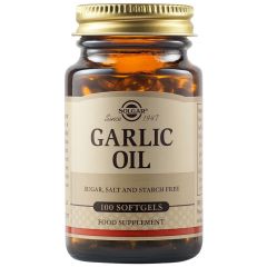 Solgar Garlic oil  Softgels 100.soft.caps - εξαιρετικές αναζωογονητικές/ανανεωτικές ιδιότητες