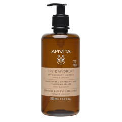 Apivita Holistic Shampoo for dry dandruff 500ml - Με σέλερι & πρόπολη κατά της ξηροδερμίας 