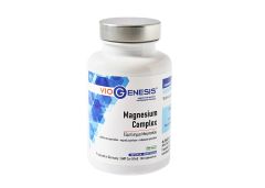 Viogenesis Magnesium Complex 120 caps - Φόρμουλα τριών ειδών μαγνησίου 