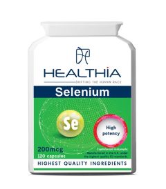 Healthia Selenium Potent antioxidant 200mcg 120.caps - Είναι ισχυρό αντιοξειδωτικό και προστατεύει από τις ελεύθερες ρίζες