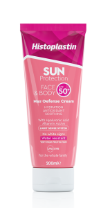 Histoplastin Sun Protection SPF50+ face & Body 200ml - αντηλιακή κρέμα προσώπου και σώματος μέγιστης προστασίας από τον ήλιο