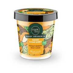 Organic Shop Body Desserts Mango Sugar Sorbet Instant Renewal Body Scrub 450ml - Μάνγκο & Ζάχαρη Απολεπιστικό σώματος άμεσης ανανέωσης