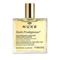 Nuxe Huile Prodigieuse Multi purpose dry oil 50ml - Dry Moisturizing Oil for Face, Body & Hair
