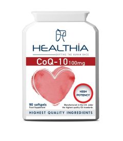 Healthia Coq10 100mg 90.soft.gels - Coenzyme Q10 (CoQ10) is important for cellular energy production