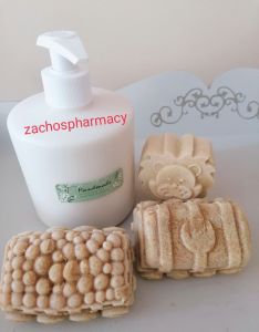 Zachos Pharmacy Natural Sulphur liquid soap 500ml - Υγρό Σαπούνι με θειάφι για ακμή, ψωρίαση, ξηροδερμία μαλλιών 