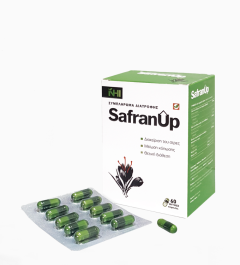 NHI SafranUp (Crocus Sativus) 60.veg.caps - Tone up, extra energy, improved mood