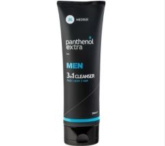Medisei Panthenol Extra Men 3in1 Cleanser face & body 200ml - refreshing shower gel and shampoo for men