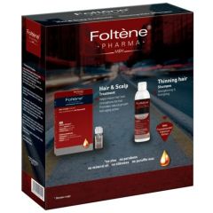 Foltene Hair & Scalp treatment promo box 200ml/12 doses - Πακέτο αγωγής κατά της τριχόπτωσης