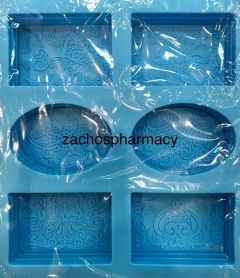 Silicone Soap Mold (SM305) 6.places - Φόρμα σιλικόνης σαπουνιών