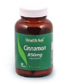 Health Aid Cinnamon 850mg 30veg.caps